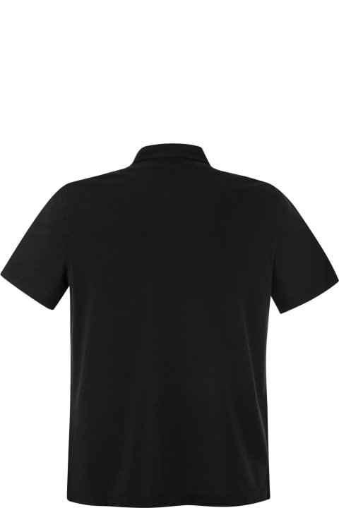 Fedeli Topwear for Men Fedeli Short-sleeved Cotton Polo Shirt