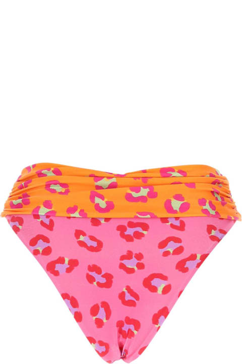 أدوات منزلية Farm Rio Printed Stretch Polyester Bikini Bottom