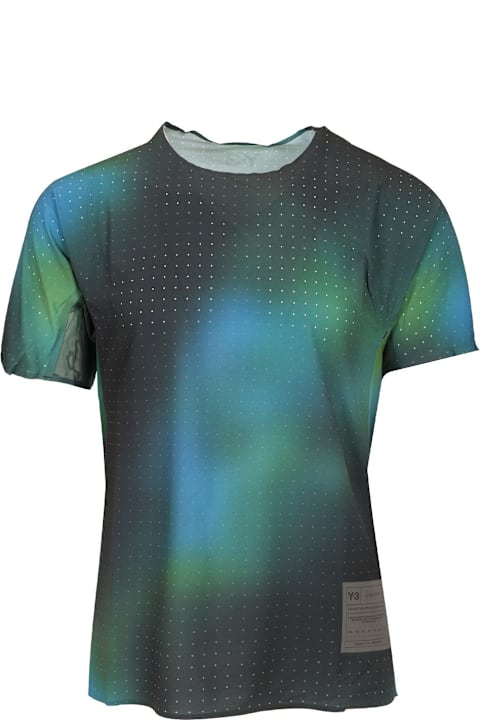 Y-3 لـ Men Y-3 Running T-shirt Aop