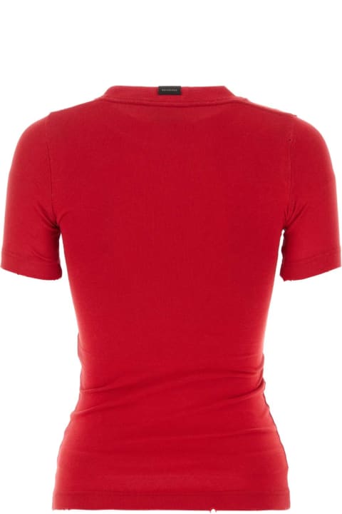 Topwear for Women Balenciaga Cotton T-shirt