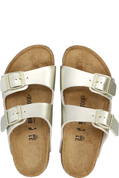Homeware Birkenstock Birkenstock Arizona Kids Birko-flor® Metallic Gold Sandals