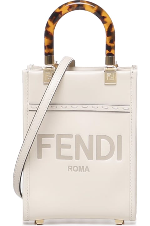 Fendi Totes for Women Fendi Sunshine Logo Tote Bag