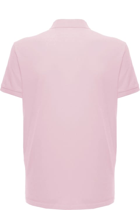 Polo Ralph Lauren for Men Polo Ralph Lauren Pink Polo Shirt With Logo Embroidery In Cotton Piquet Man