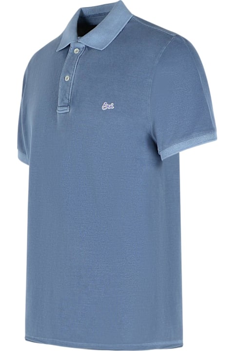 ERL for Men ERL Navy Cotton Polo Shirt