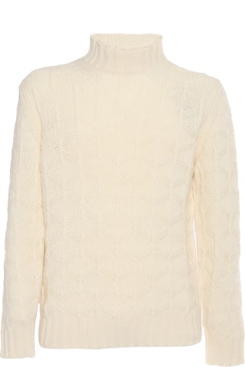 Homeware Kangra Diamond Pattern Turtleneck Sweater