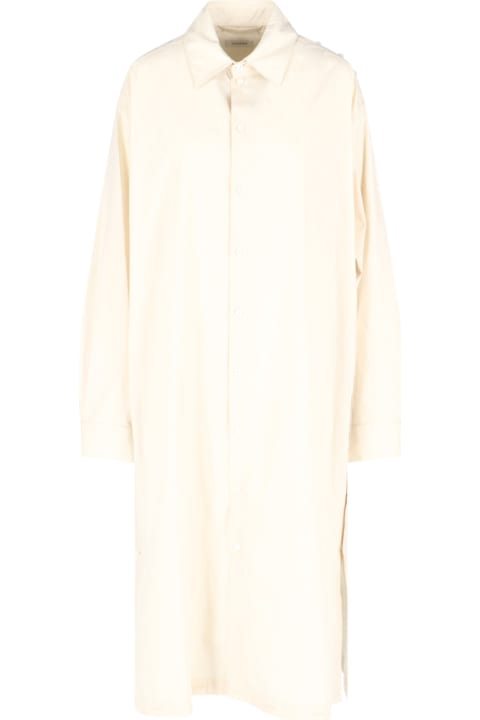 Clothing for Women Lemaire "playful Buttoned" Midi Shirt Dress