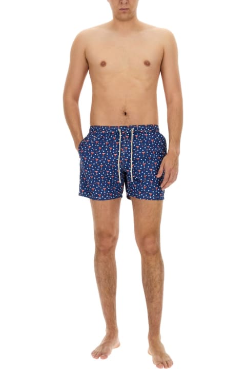 MC2 Saint Barth Swimwear for Men MC2 Saint Barth "daiquiri Strawberry" Print Boxer Swimsuit