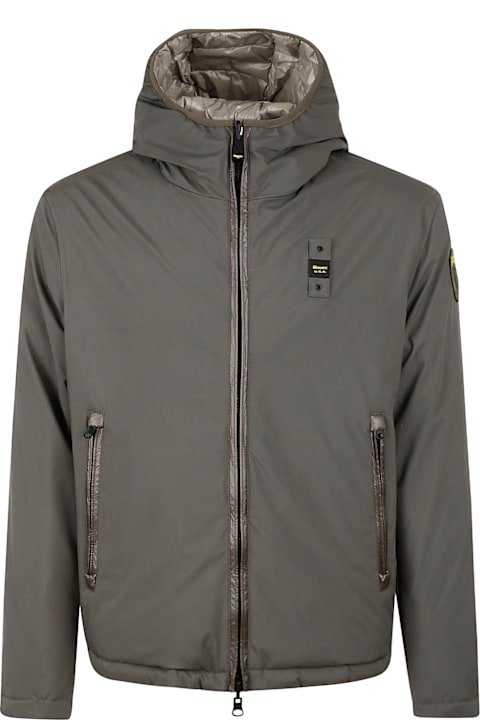 Blauer معاطف وجواكت لـ القسم الرجالي Blauer Pocket Zip Reversible Padded Jacket