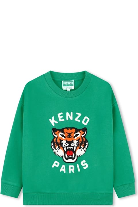 Kenzo Kids Kenzo Kids Felpa Con Stampa