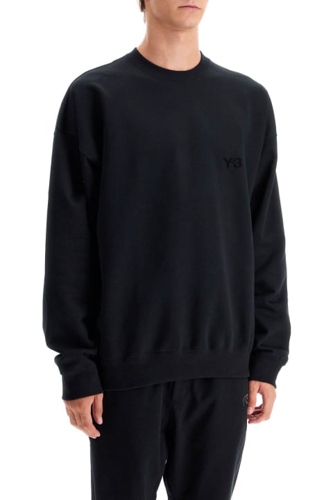 Y-3 سترات صوف وبدل رياضية لـ السيدات Y-3 Logo Crewneck Sweatshirt