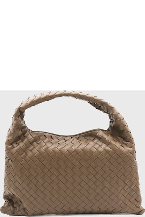 Bottega Veneta Brown Leather Hop Small Handle Bag
