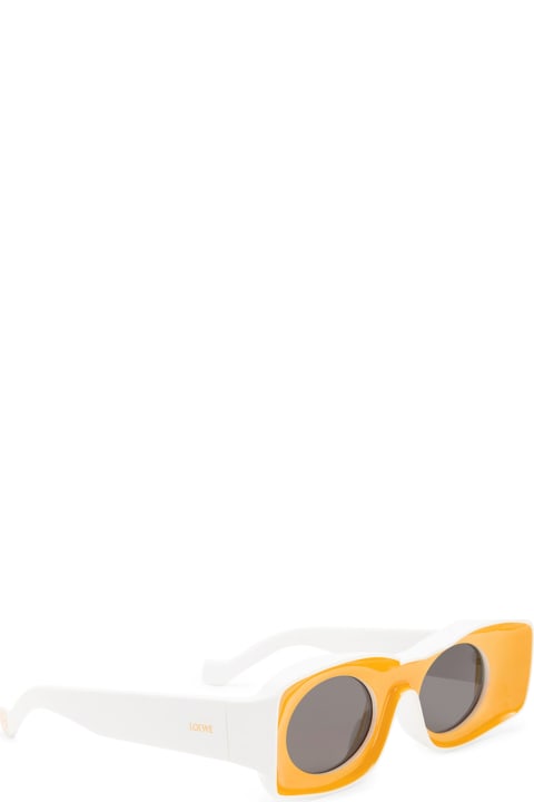 Loewe Eyewear for Women Loewe Lw40033i - Yellow / White Sunglasses