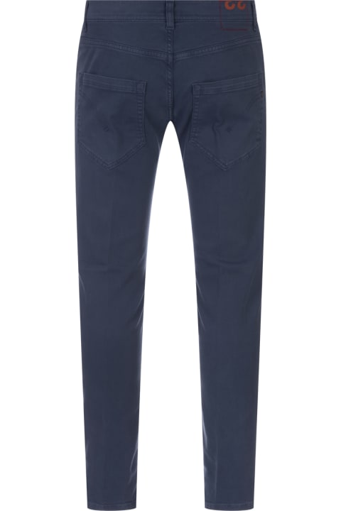 Jeans for Men Dondup Mius Slim Fit Jeans In Blue Bull Stretch