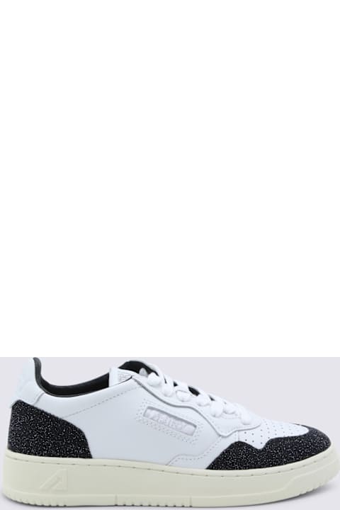 Autry Black And White Suede Sneakers