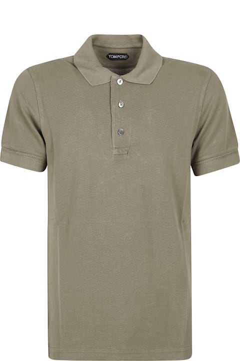 Homeware Tom Ford Piquet Short Sleeve Polo Shirt