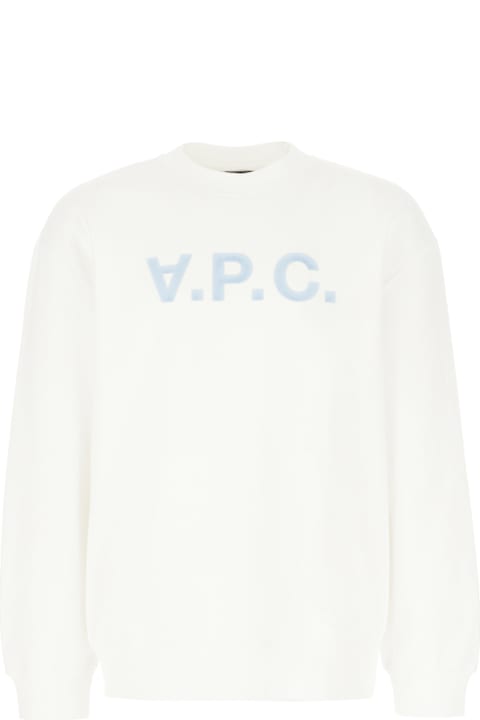 A.P.C. for Men A.P.C. White Stretch Cotton Sweatshirt