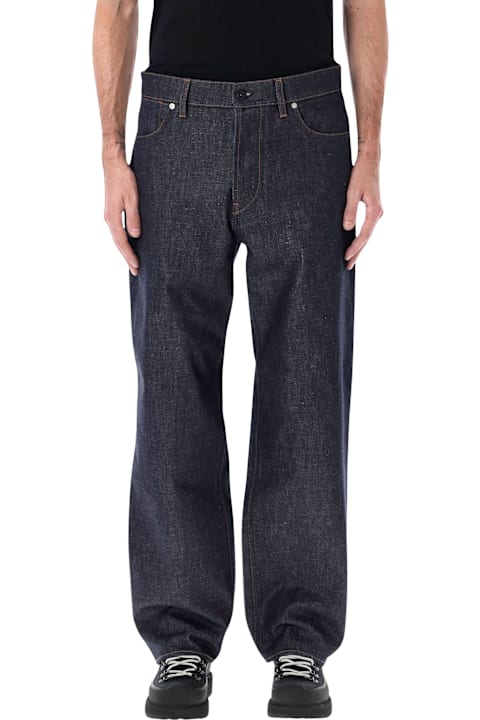 Homeware Stone Island Stone Island Indigo Raw Denim Loose Jeans