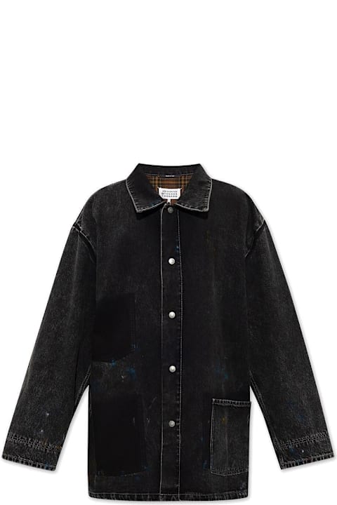 Maison Margiela معاطف وجواكت لـ السيدات Maison Margiela Oversize Denim Jacket