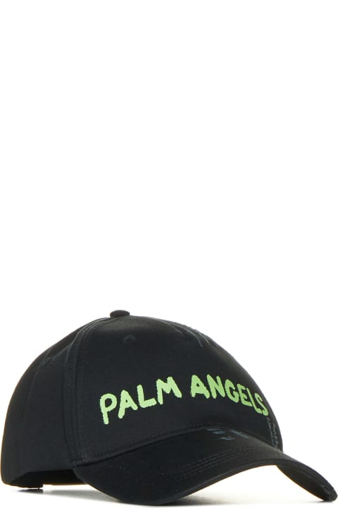Palm Angels Hats for Men Palm Angels Seasonal Logo Cap