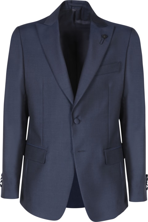 Suits for Men Lardini Single-breasted Black Suit