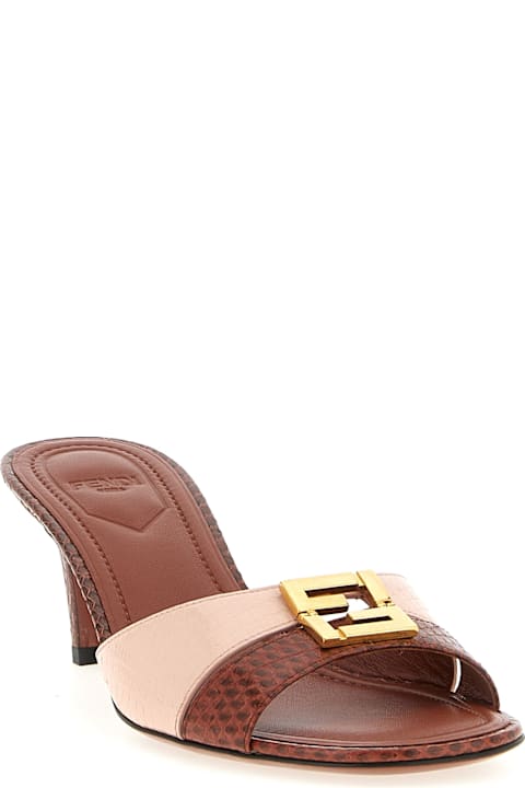 Fendi Sale for Women Fendi 'fendi Ffold' Slides
