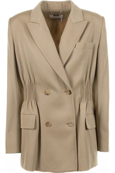 Chloé Coats & Jackets for Women Chloé Double-breasted Jacket In Soft Wool