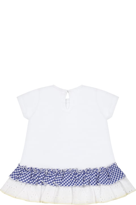 Monnalisa T-Shirts & Polo Shirts for Baby Boys Monnalisa White T-shirt For Baby Girl With Tweety Print And Logo