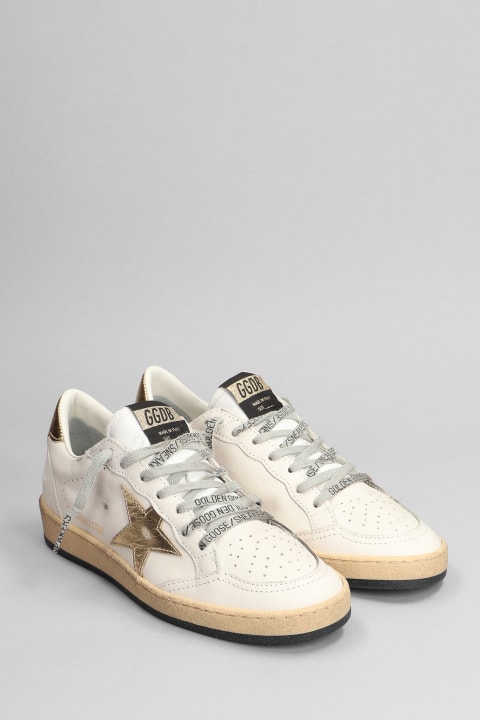Sneakers for Women Golden Goose Ball Star Sneakers In White Leather