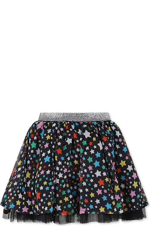 Homeware Stella McCartney Kids Black Skirt For Girl With Stars