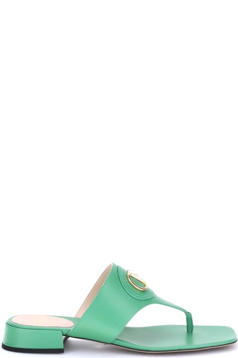 Valentino Garavani Shoes for Women Valentino Garavani Vlogo Thong Sandals