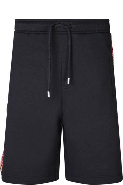 Pants for Men Lanvin Curb Black Bermuda Shorts