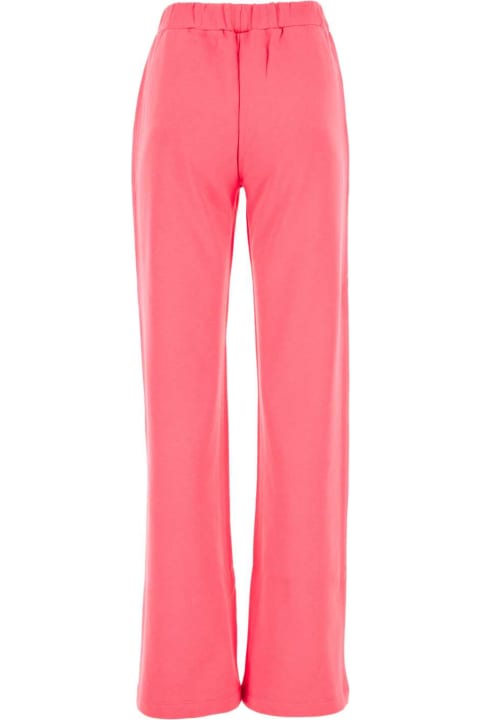Chiara Ferragni Pants & Shorts for Women Chiara Ferragni Dark Pink Cotton Joggers