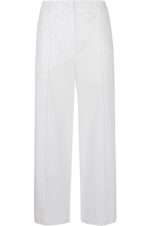 Eleventy Pants & Shorts for Women Eleventy White Cotton Trousers
