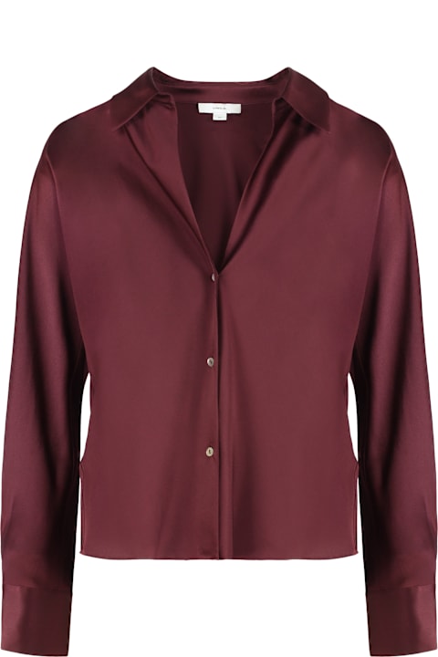 Vince for Kids Vince Silk Shirt