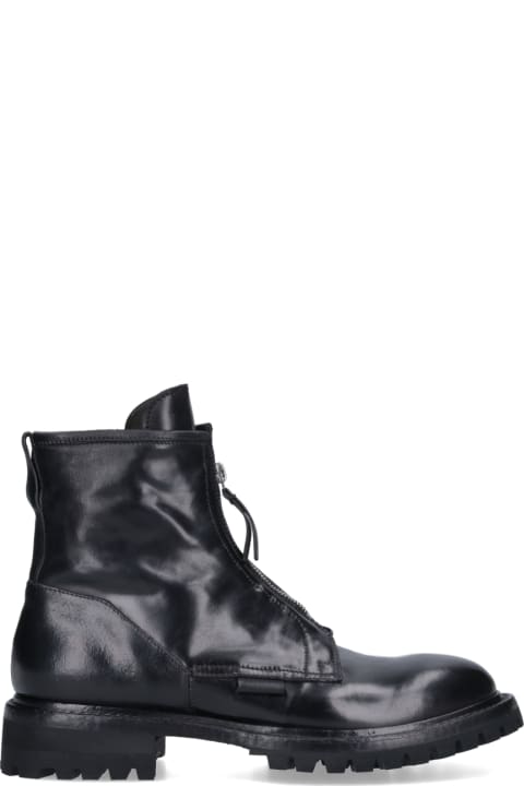 Boots for Men Premiata Leather Ankle Boots