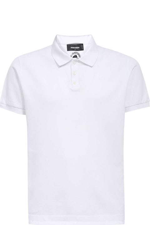 Homeware Dsquared2 Short Sleeve Cotton Polo Shirt