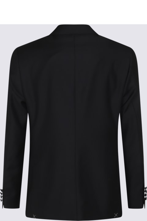 Fashion for Men Canali Black Wool Suits