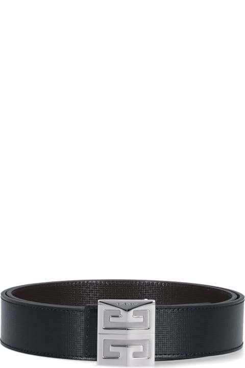 Givenchy أحزمة لـ القسم الرجالي Givenchy "4g" Reversible Logo Belt