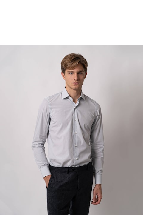 أدوات منزلية Larusmiani Tailored Cotton Shirt Mayfair Shirt