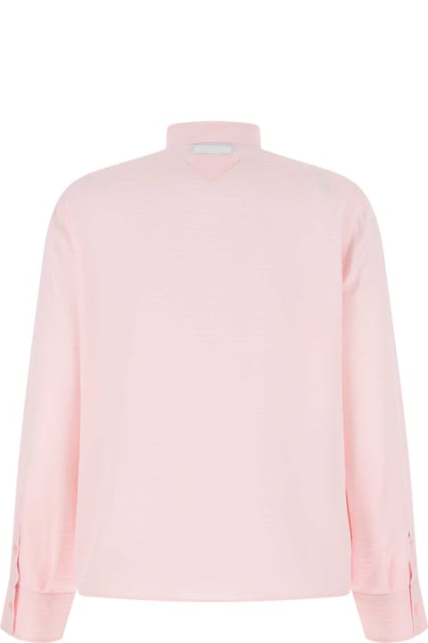 Fashion for Women Prada Pastel Pink Crepe Shirt