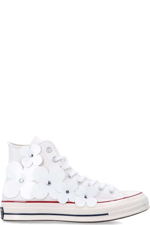 Converse Chuck 70 3-d Flourish Woman's Sneakers White
