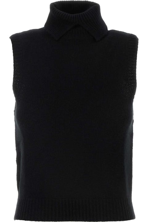 Prada Fleeces & Tracksuits for Women Prada Black Cashmere Vest