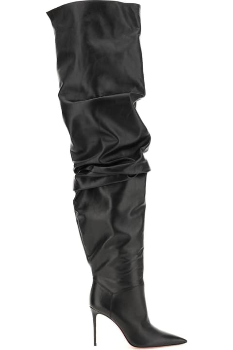 Fashion for Women Amina Muaddi Jahleel Thigh-high Boots