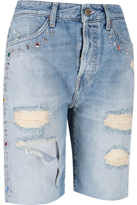 Washington Dee-Cee Jeans for Women Washington Dee-Cee Destroyed Detailing Shorts