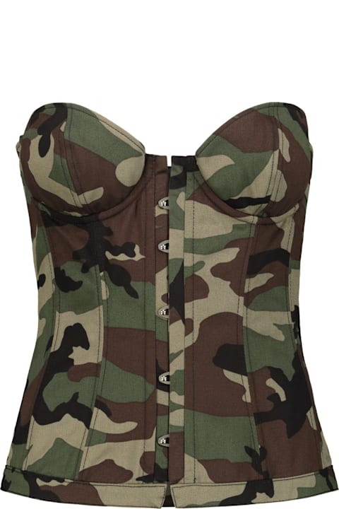 VETEMENTS Topwear for Women VETEMENTS Camo Corset