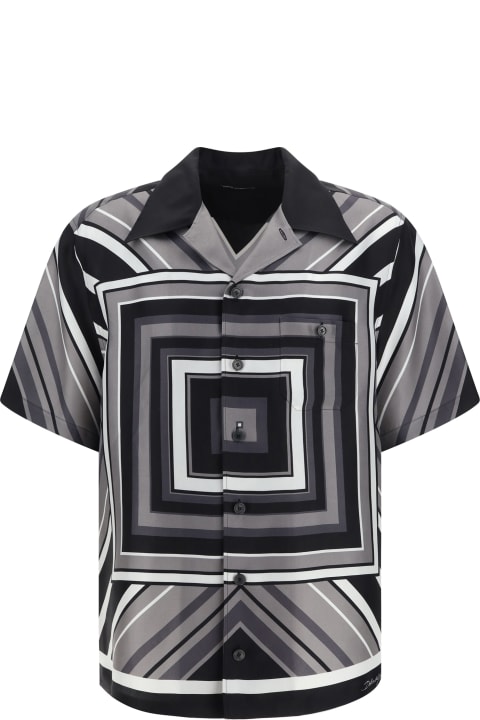 Dolce & Gabbana for Men Dolce & Gabbana Silk Short-sleeved Shirt