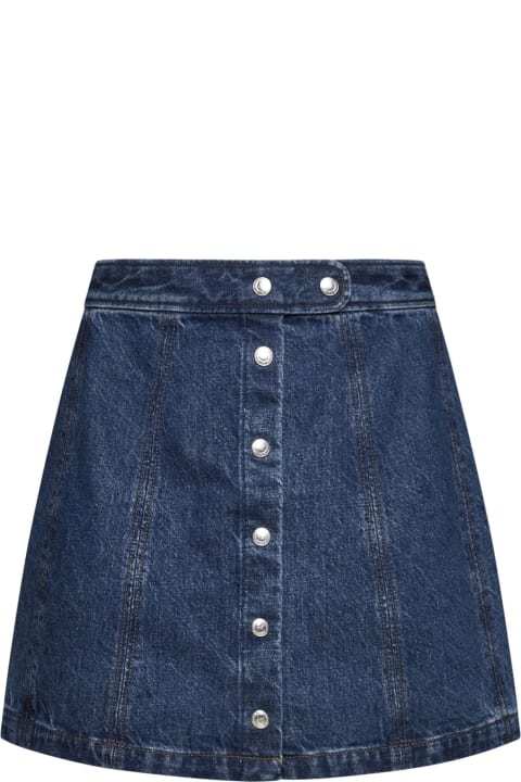 A.P.C. Skirts for Men A.P.C. Poppy Denim Miniskirt