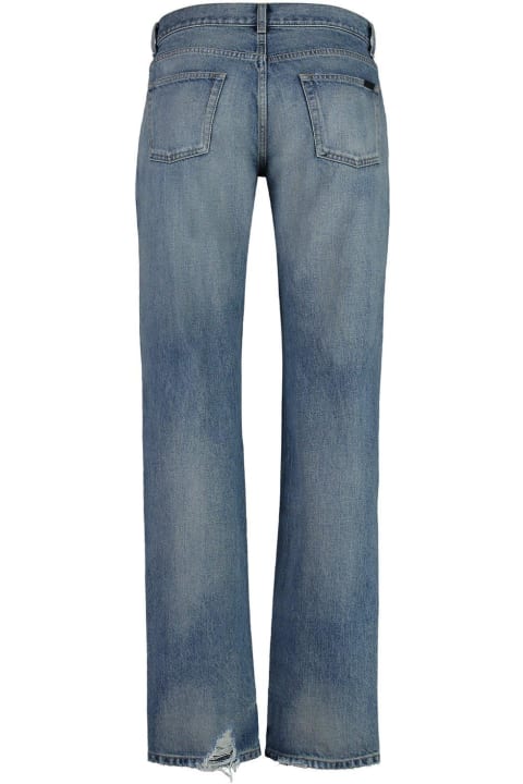 メンズ Saint Laurentのデニム Saint Laurent Low-rise Straight Leg Jeans