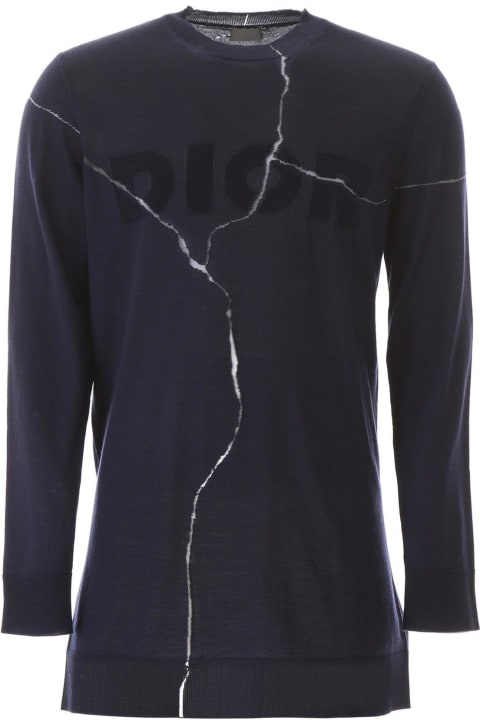 Dior Sweaters for Men Dior Asymmetrical Sweater