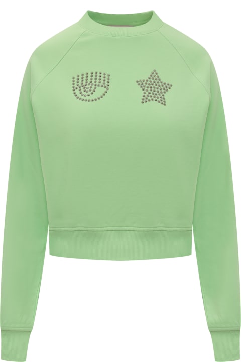Chiara Ferragni Fleeces & Tracksuits for Women Chiara Ferragni Eye Star 310 Sweatshirt